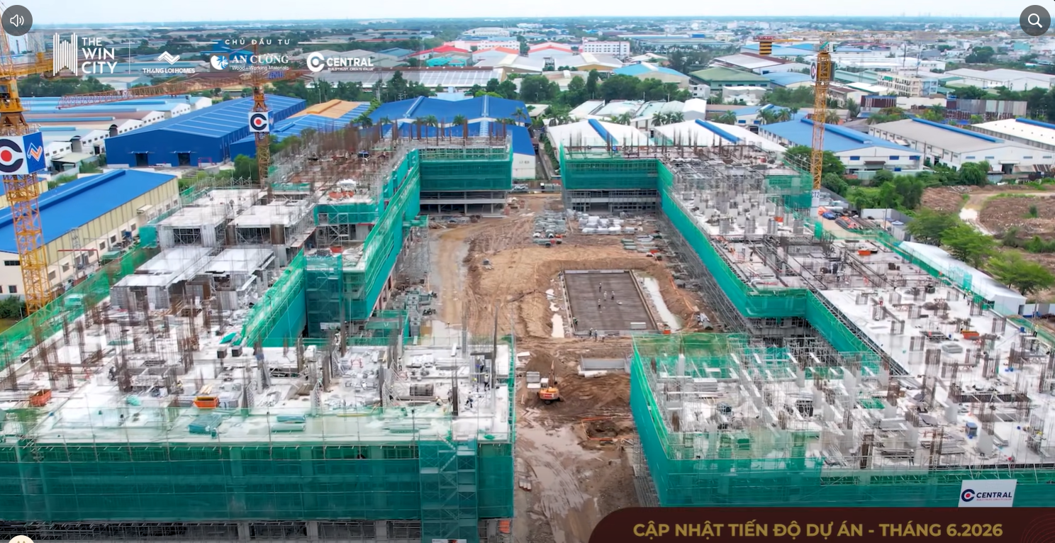 The Win City - Tiến độ thi công
