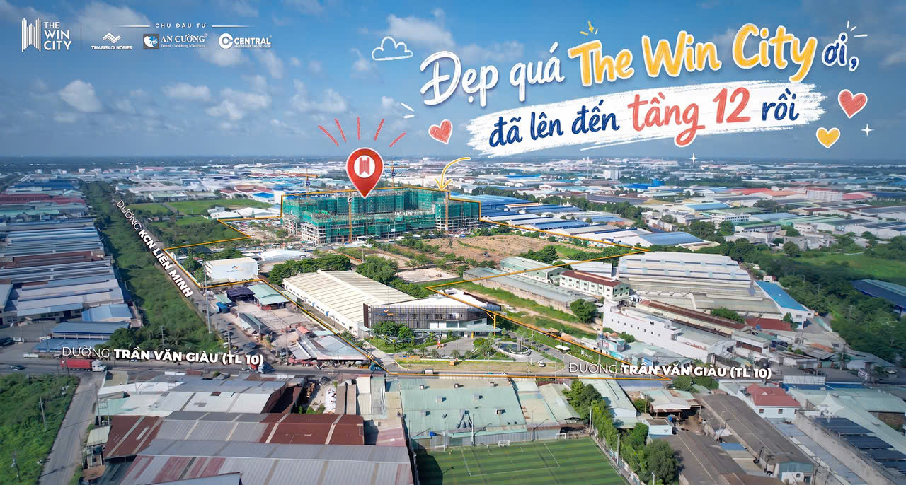 tiến độ xây dựng the win city