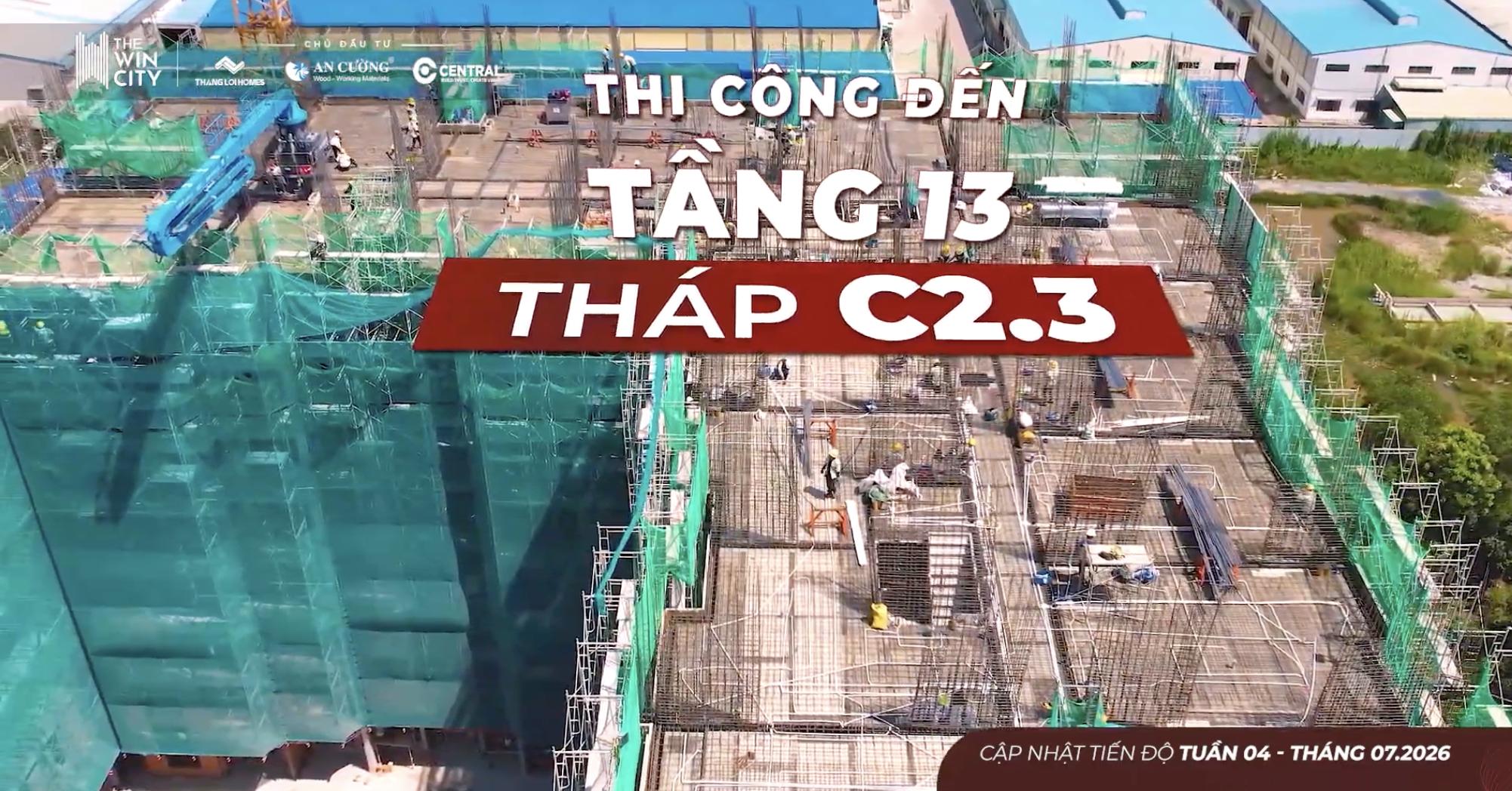 tiến độ xây dựng the win city