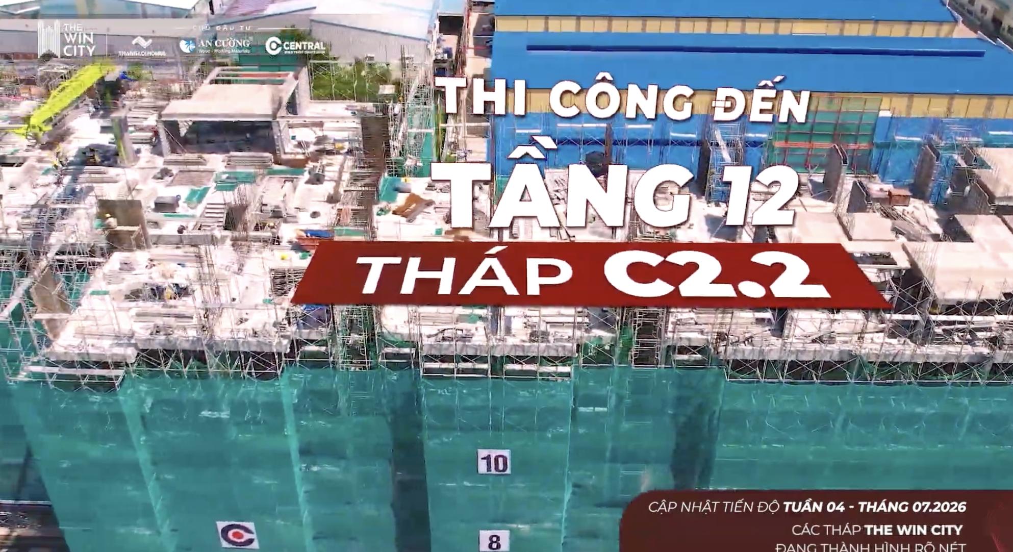 tiến độ xây dựng the win city