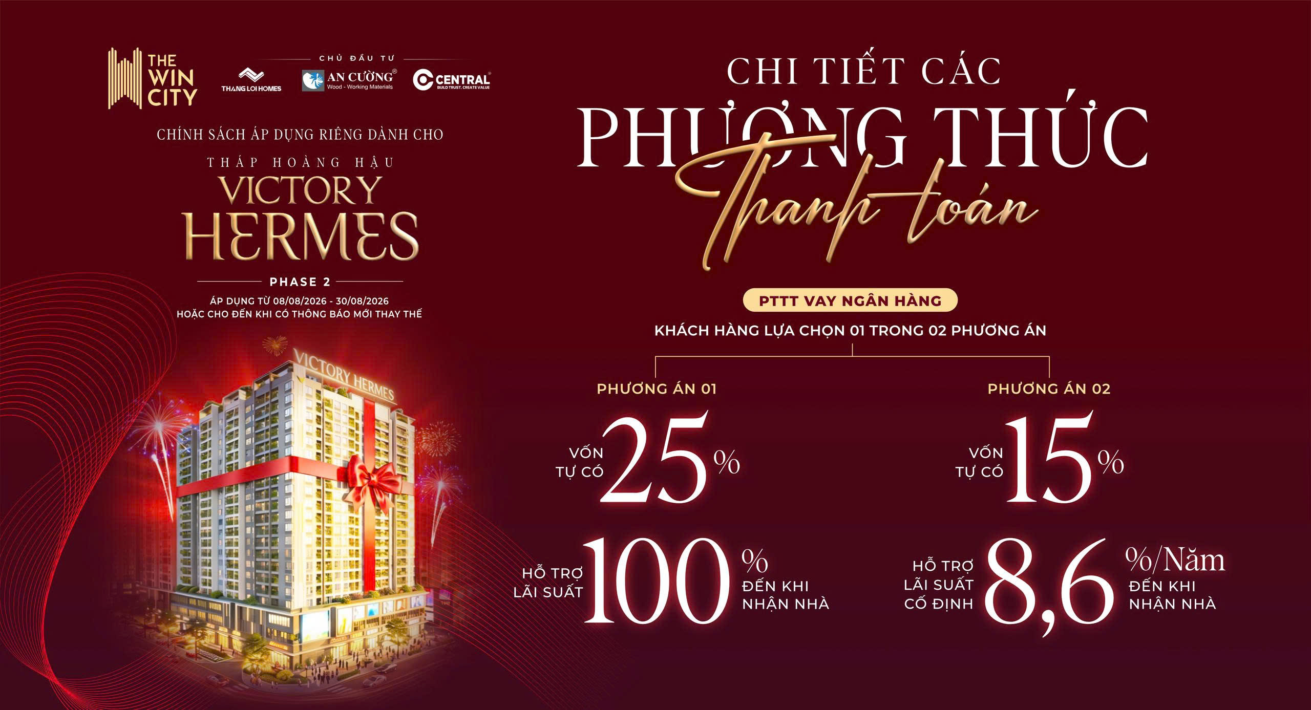 Phương thức thanh toán The Win City